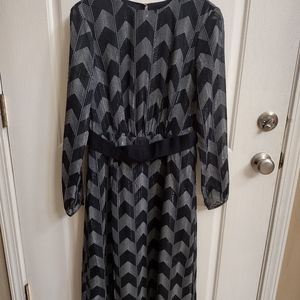 Ted Baker Aselli Atlas Double Split Midi Dress Nwt Black